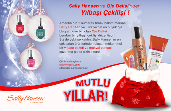 Sally Hansen Oje Delisi yılbaşı hediye